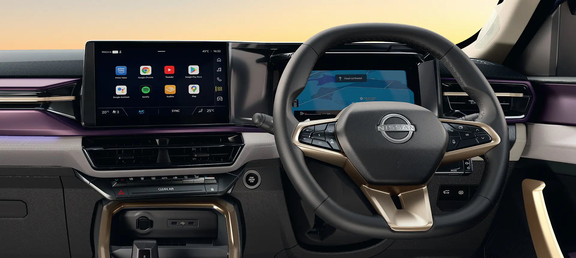 Nissan Tekton dashboard