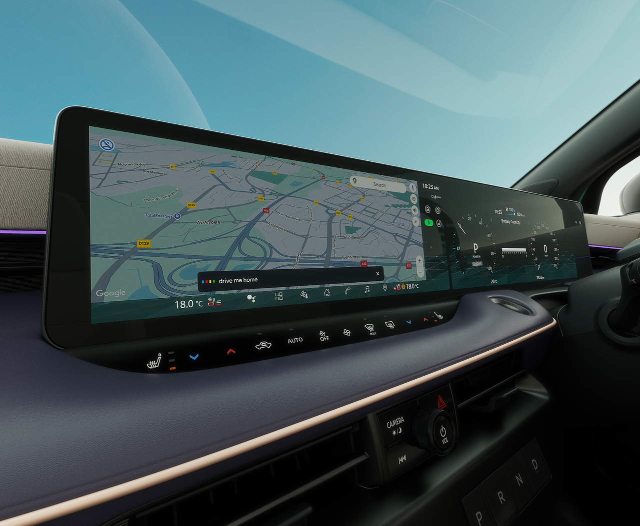 View of the Leaf dashboard