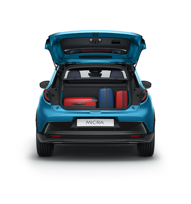 Primer plano de las ruedas del nuevo Nissan MICRA