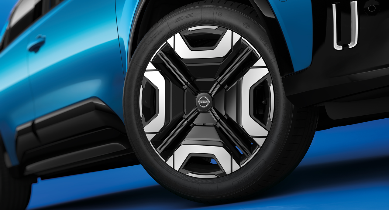 Gros plan sur les roues de la nouvelle Nissan MICRA