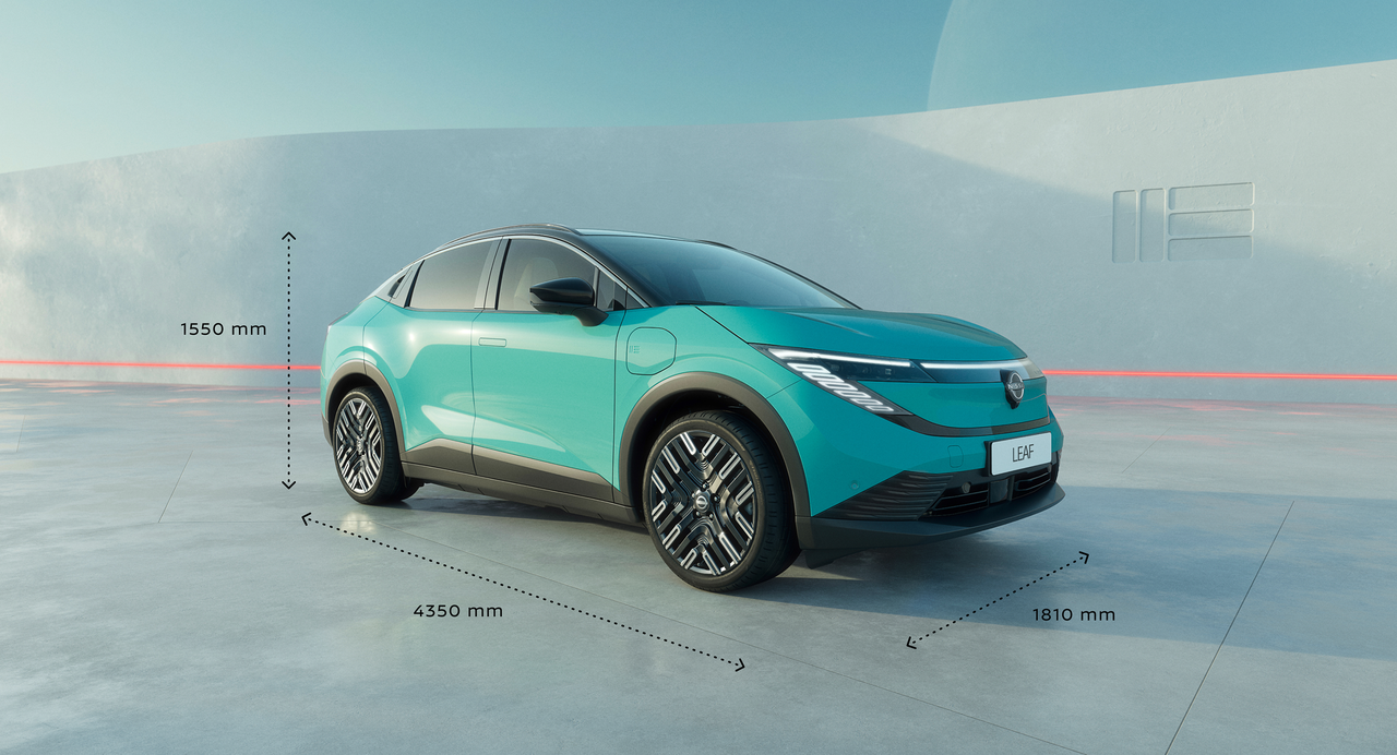Dimensions de la Nissan LEAF