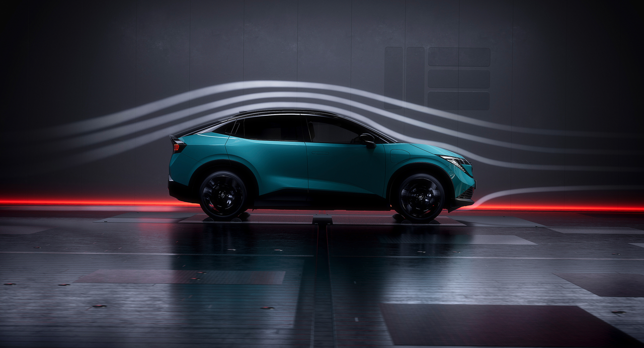 Vue de l’aile droite de la Nissan LEAF