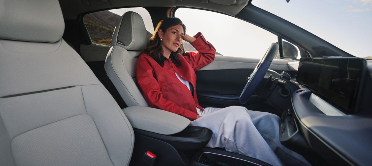 Conducteur sur le siège avant