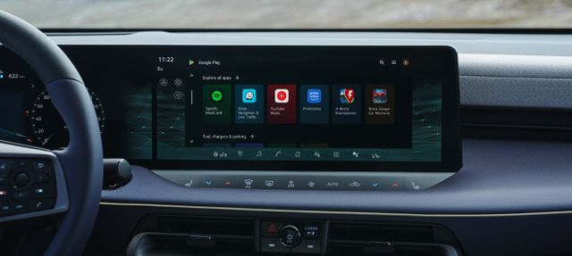 Infotainmentdisplay met slimme connectiviteit