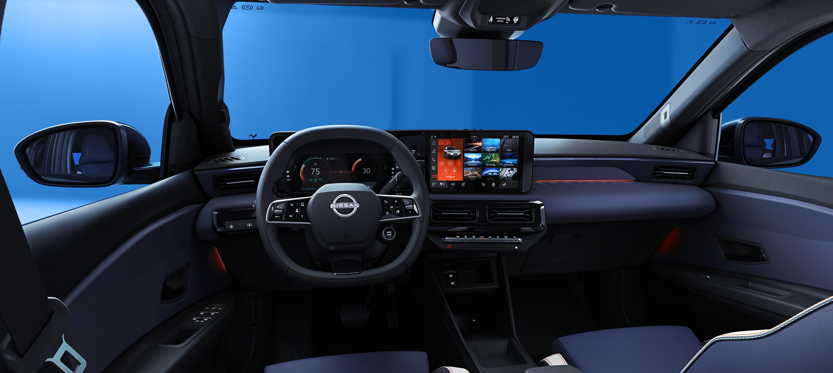 All-New Nissan MICRA set indefra ved forsædet