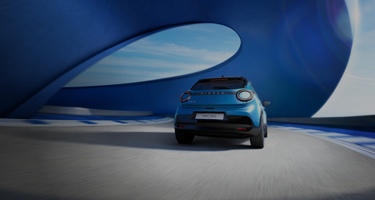 Sett bakfra av All-New Nissan MICRA