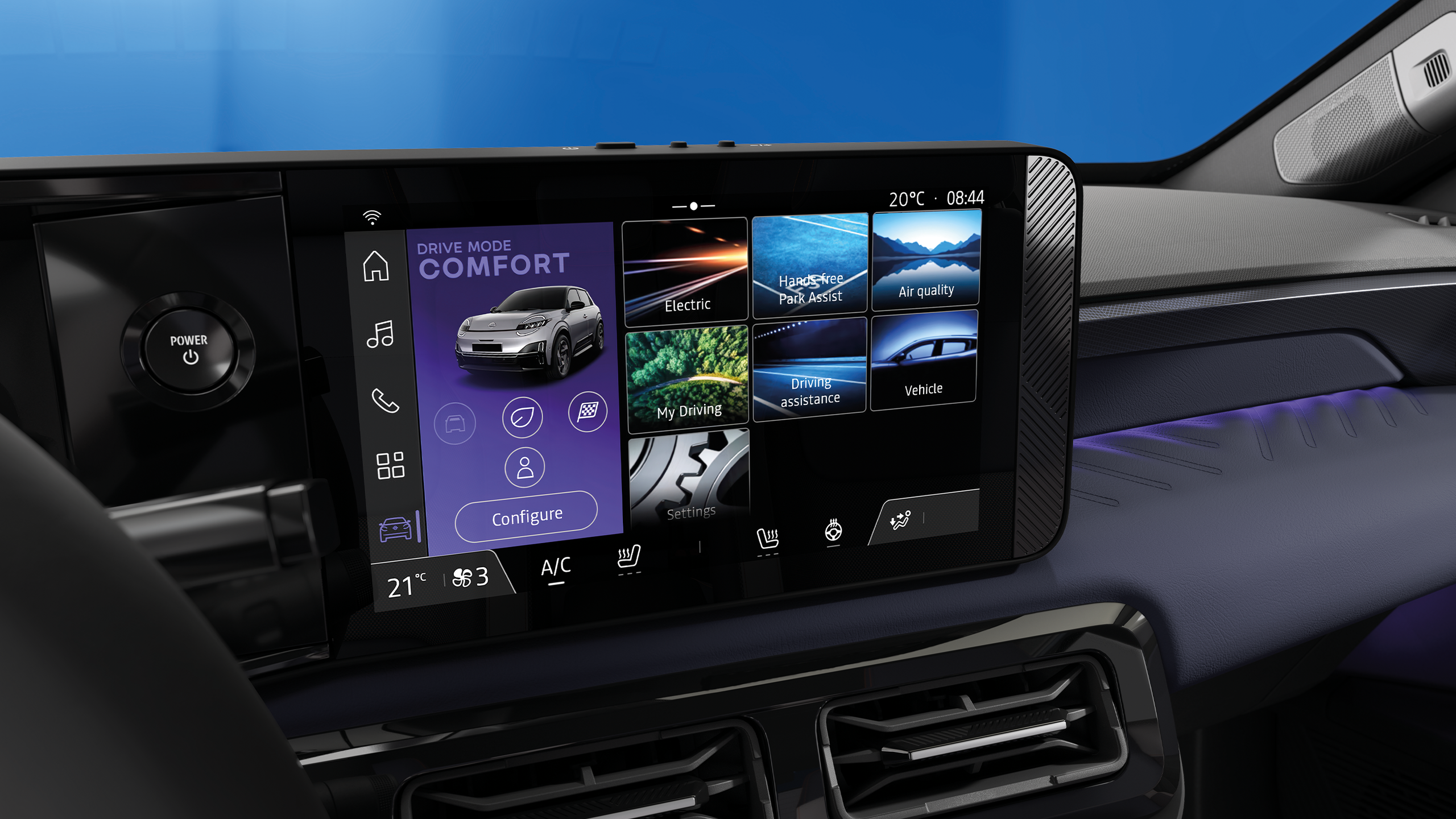 Het multimediascherm van de Nieuwe Nissan MICRA
