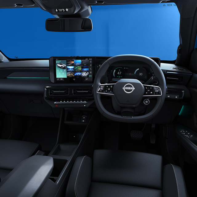 Inside view of the All-new Nissan MICRA cockpit - Eco